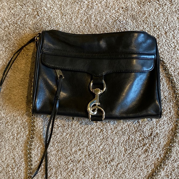 Rebecca Minkoff Handbags - Rebecca Minkoff M.A.B. Crossbody in Black Leather